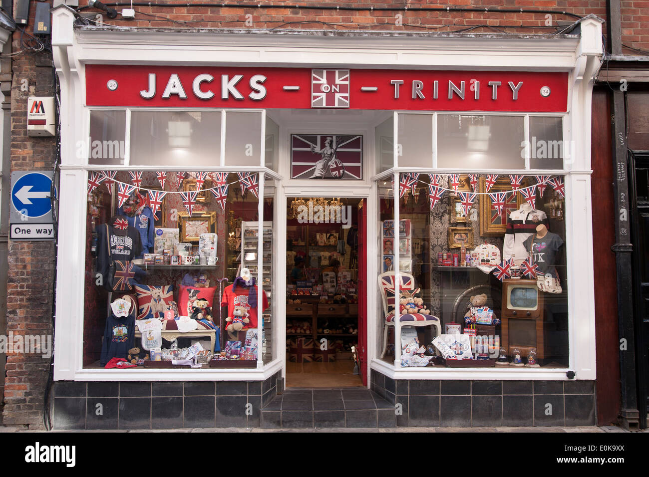 Martinetti sulla Trinità, Trinity Street, Cambridge, Inghilterra, Regno Unito Foto Stock