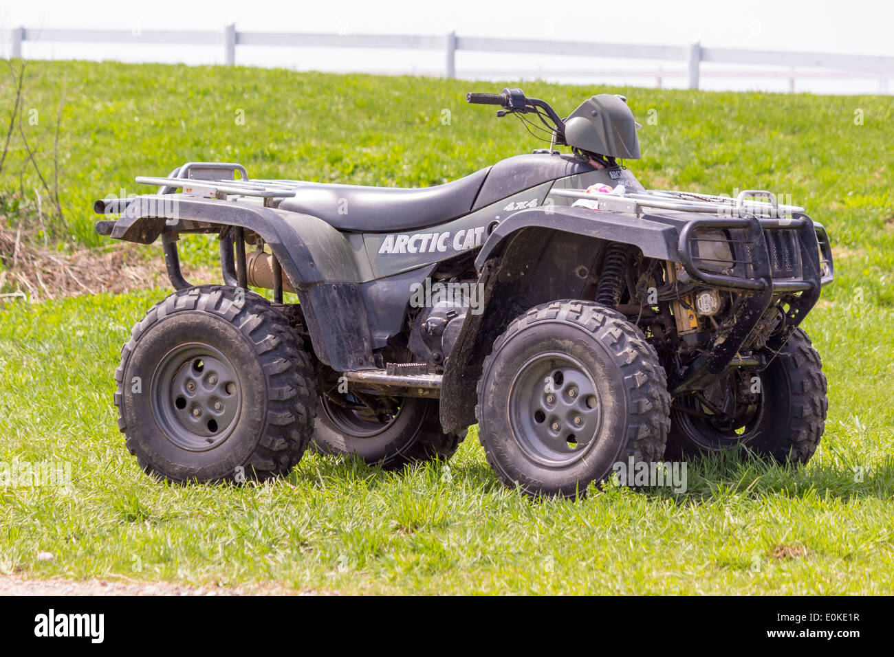 JArctic cat four wheeler ATV veicolo fuoristrada. Foto Stock
