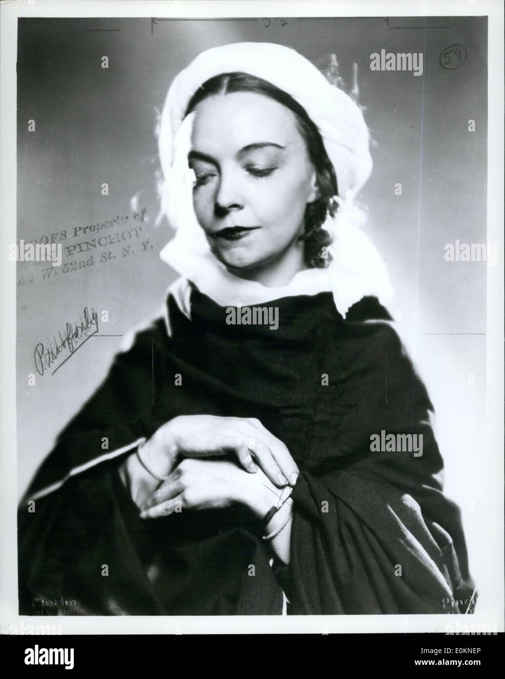 Jan 01, 1930 - Hollywood, California, Stati Uniti - LILLIAN GISH (14 Ottobre 1893 - 27 febbraio 1993) era un americano di fase, schermo televisione e attrice il cui agisce una carriera di 75 anni, dal 1912 al 1987. Lei è stato chiamato 'la First Lady del cinema americano". (Data e ora esatta posizione sconosciuta) Foto Stock
