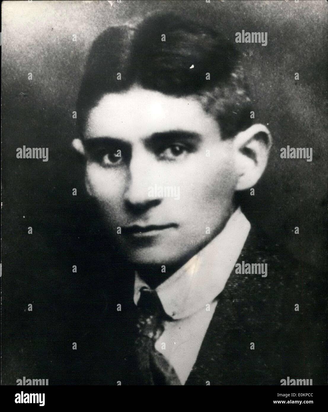 Febbraio 08, 1936 - autore tedesco Franz Kafka come un giovane uomo Foto Stock