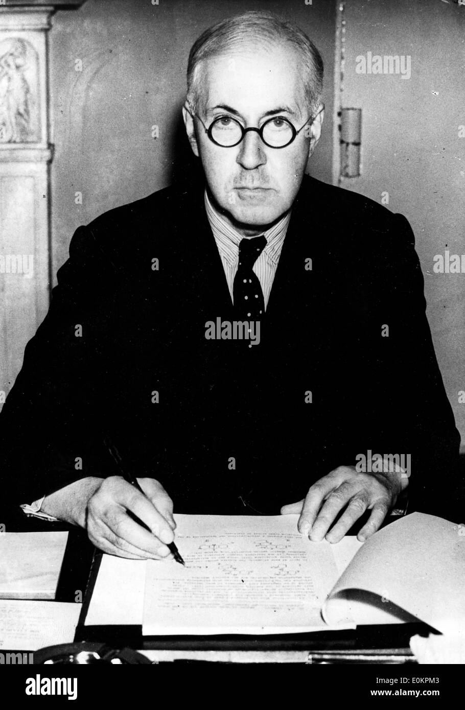 Sir Henry Hallett Dale un farmacologo inglese iscritto Foto Stock