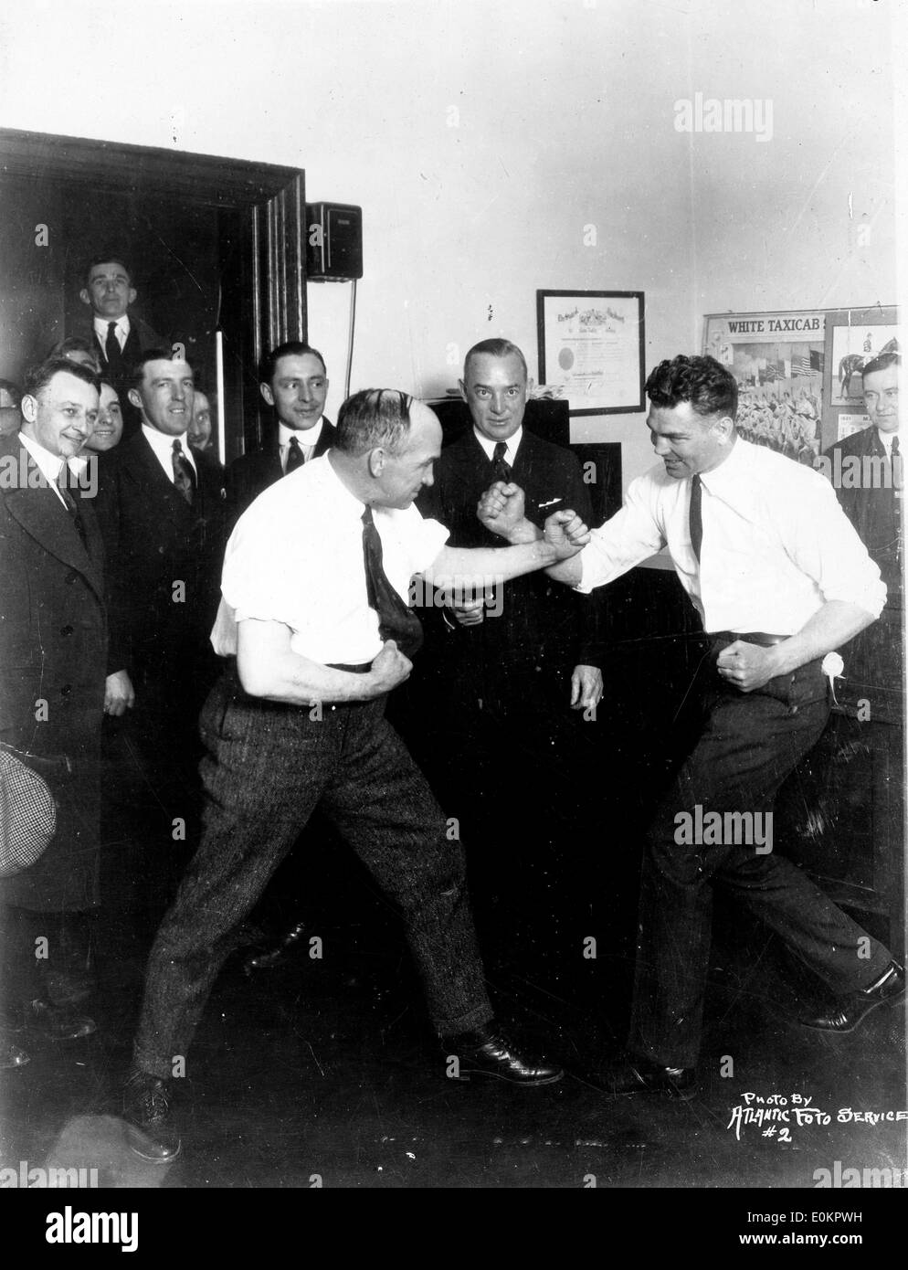 Jack Boxer 'Manassa Mauler" Dempsey in New York New York Foto Stock