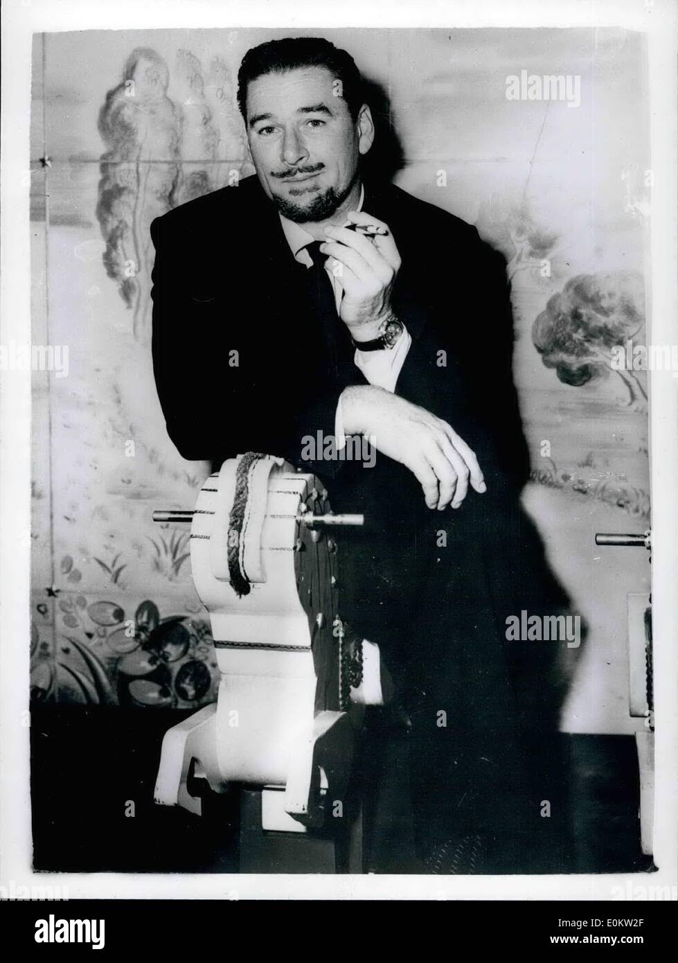 Febbraio 02, 1950 - Errol Flynn sport una barba... foto mostra:- star del cinema Errol Flynn, sport la barba e baffi quando h Foto Stock