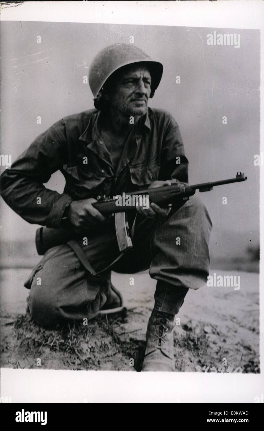 Maggio 05, 1950 - Veeran di due guerre scontri in Corea : Mostra fotografica Sfe. Hun Toon del Vermont, New England, che è di 52 anni di età, Foto Stock