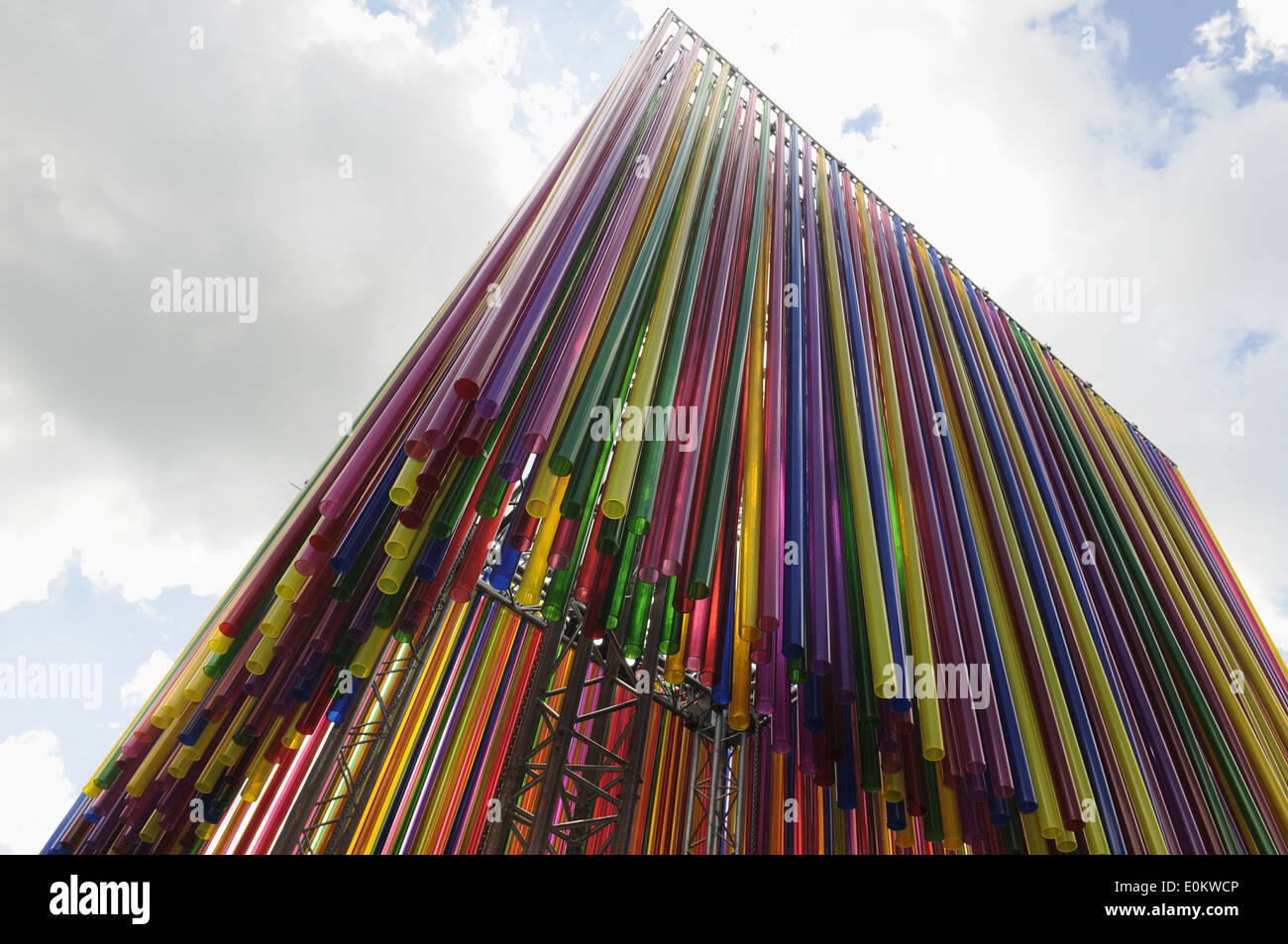 Pavilion Instalation,Camden creare Festival,Camden Town,London REGNO UNITO Foto Stock