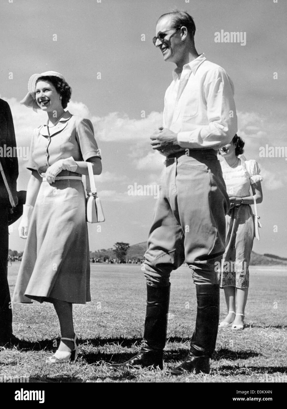 La regina Elisabetta II e il Principe Filippo in visita in Kenya Foto Stock