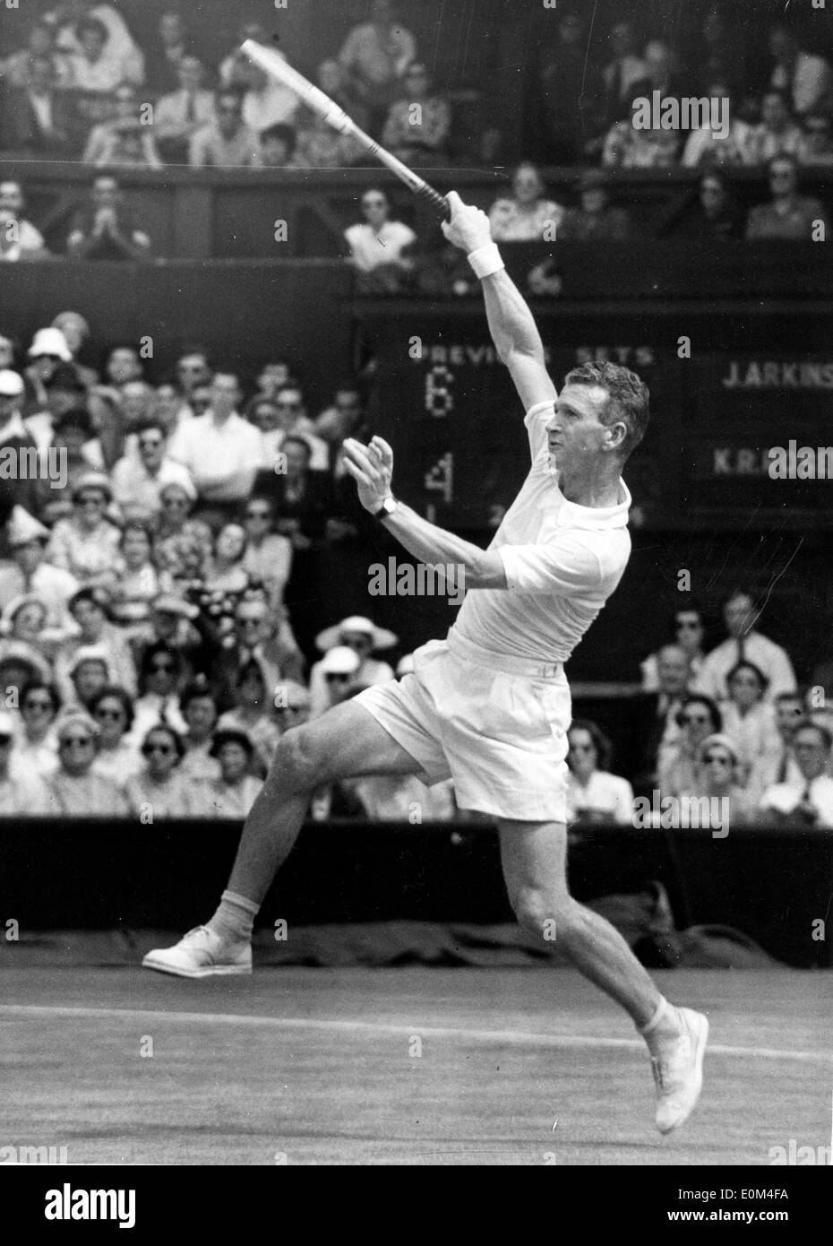 Australian J. Arkinstall durante una partita di tennis a Wimbledon Foto Stock