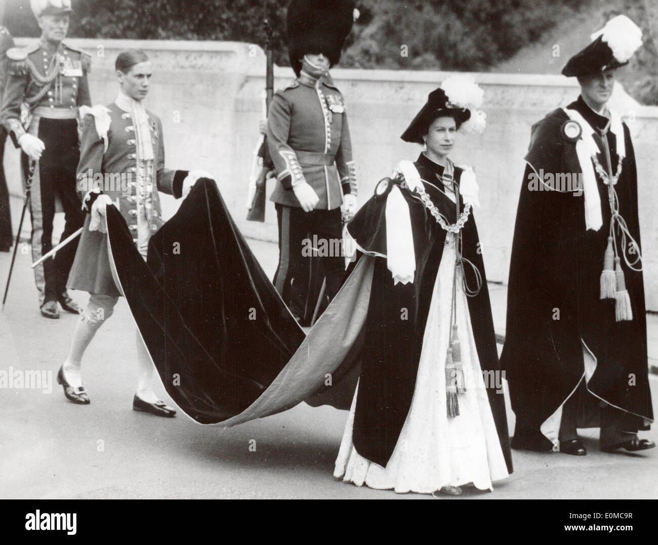 5013469 (900324) Queen Elizabeth II. , Kˆnigin von Groflbritannien und Prinz Philip , Herzog von Edinburgh , rechts , im Foto Stock
