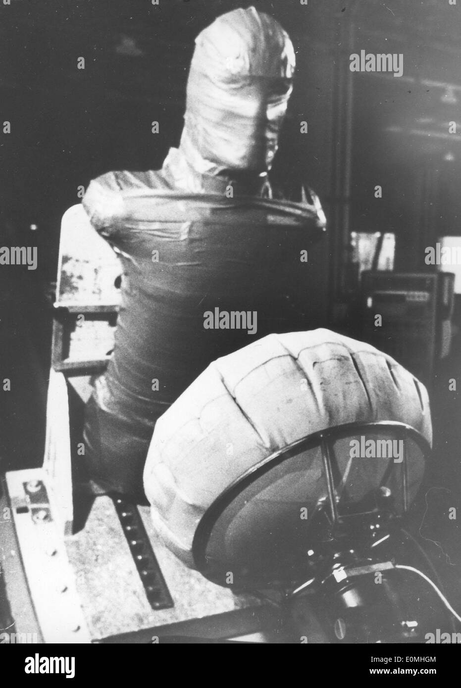 Il test prima di Air Bag dispositivo di sicurezza Foto Stock