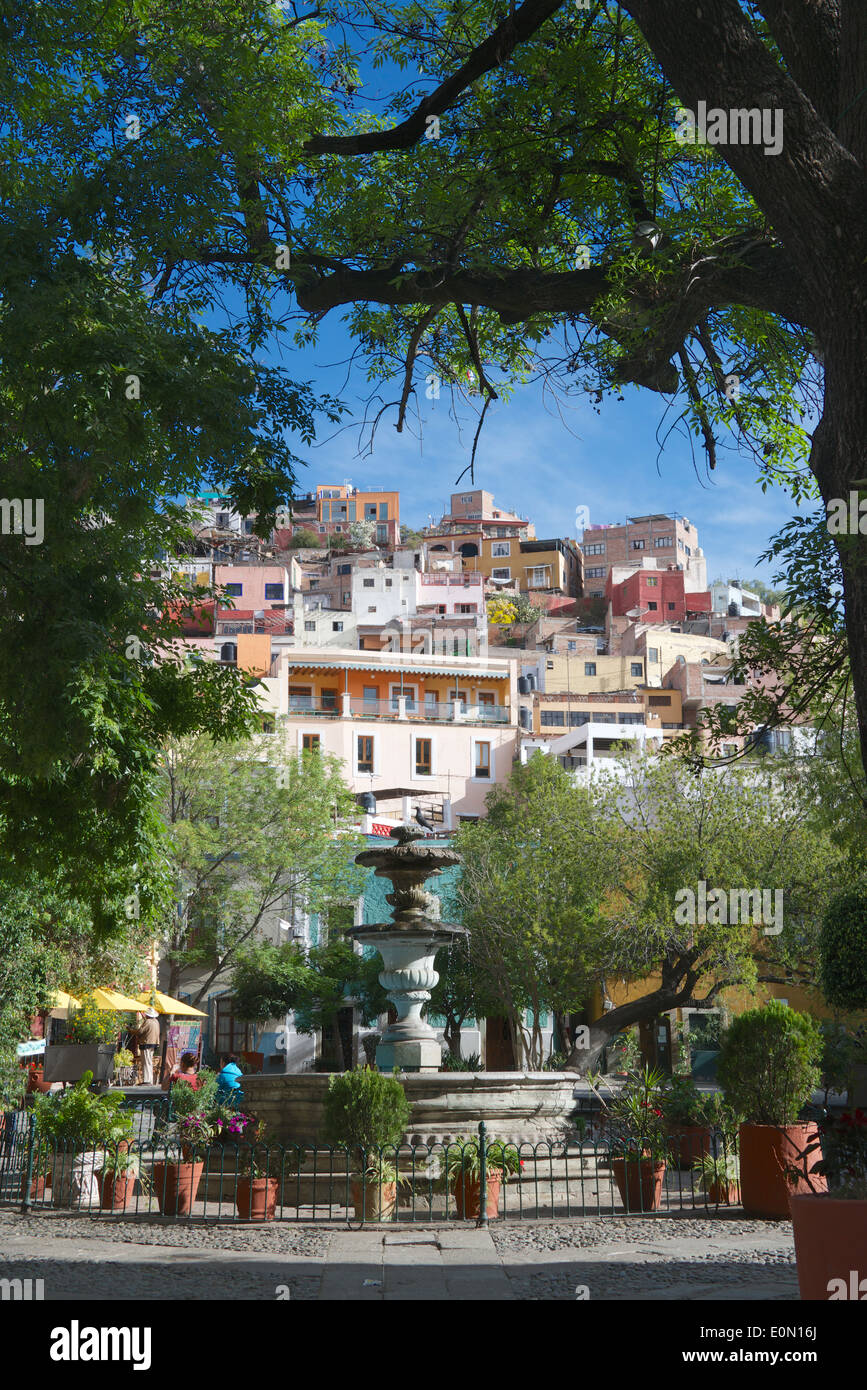 Jardin de la Reforma Guanajuato Messico Foto Stock