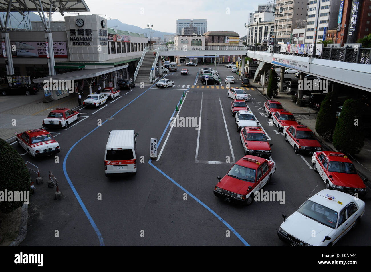 Alla stazione di Nagasaki,città di Nagasaki,Nagasaki,Giappone Foto Stock