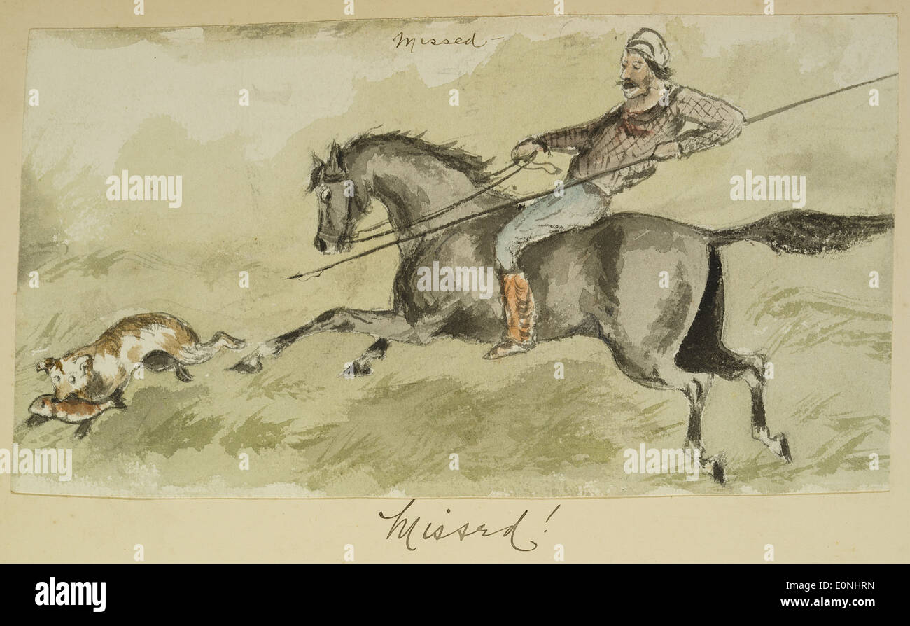 Un'istantanea di un momento in cui una persona perde il bersaglio, in uno sport o in un evento. La foto cattura l'azione in tempo reale. Foto Stock