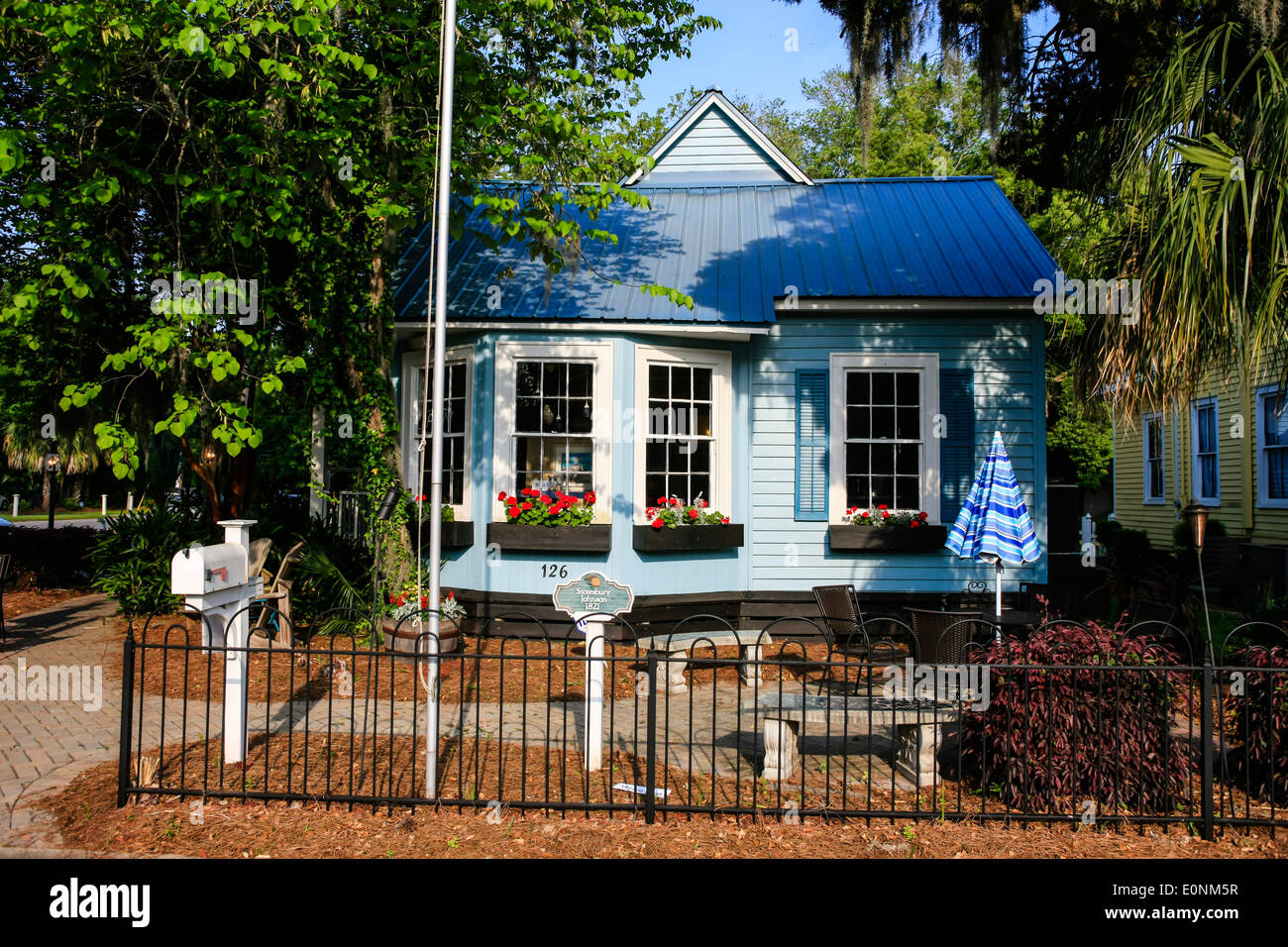 Stotesbury Johnson house in St Marys città Georgia Foto Stock