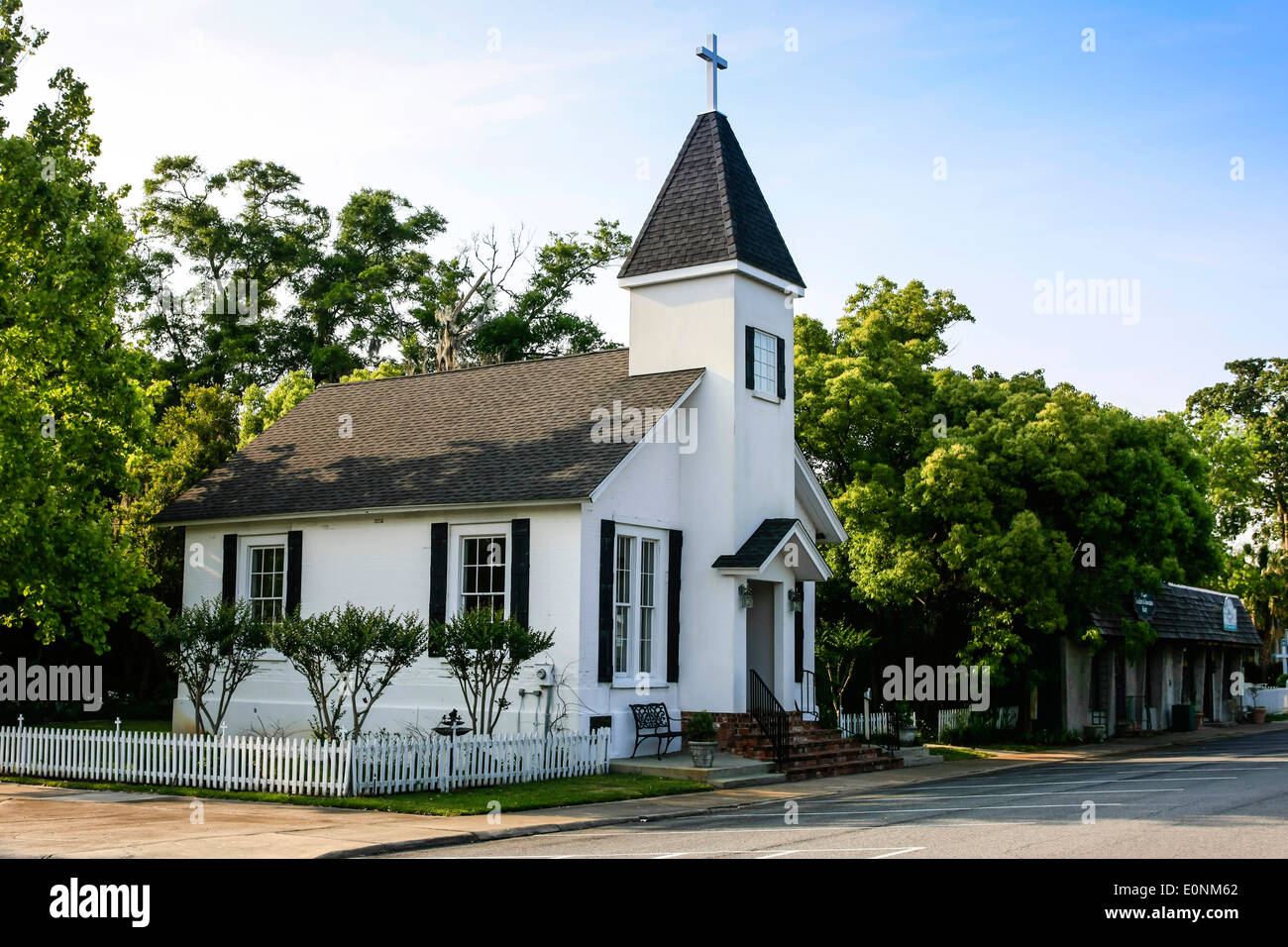 Nostra Signora Stella del mare La cappella cattolica di San Marys town, Georgia Foto Stock