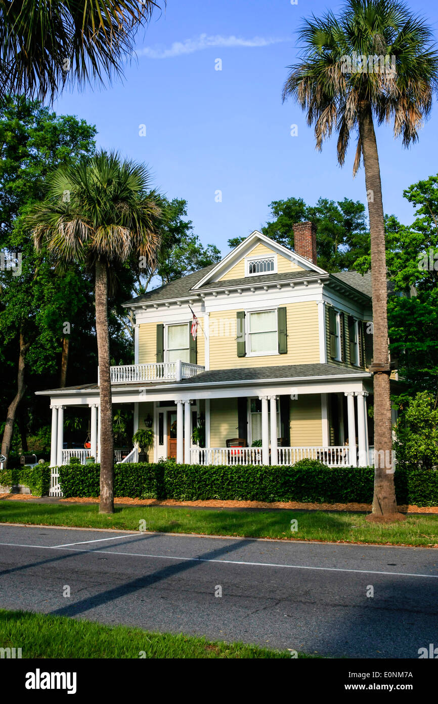 Bachlott Hartung Porter House a San Marys town, Georgia Foto Stock