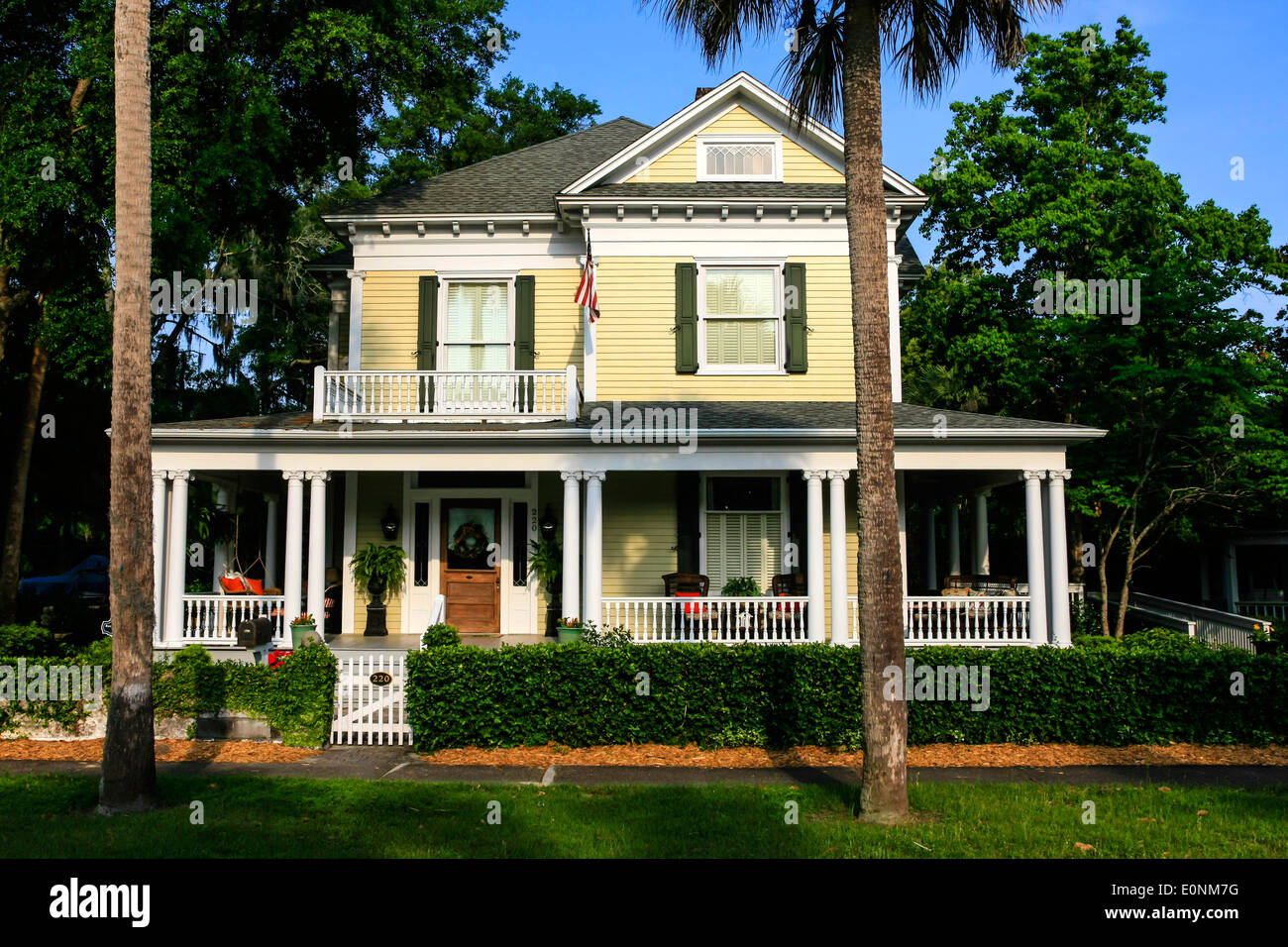 Bachlott Hartung Porter House a San Marys town, Georgia Foto Stock