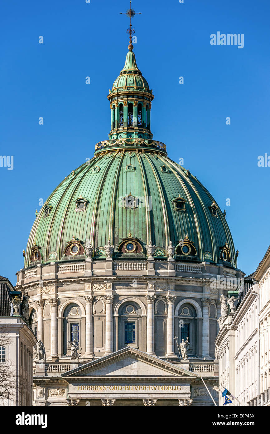 Marmorkirken, Chiesa di marmo o di Frederik la Chiesa, Copenaghen, la regione della capitale della Danimarca, la Danimarca Foto Stock