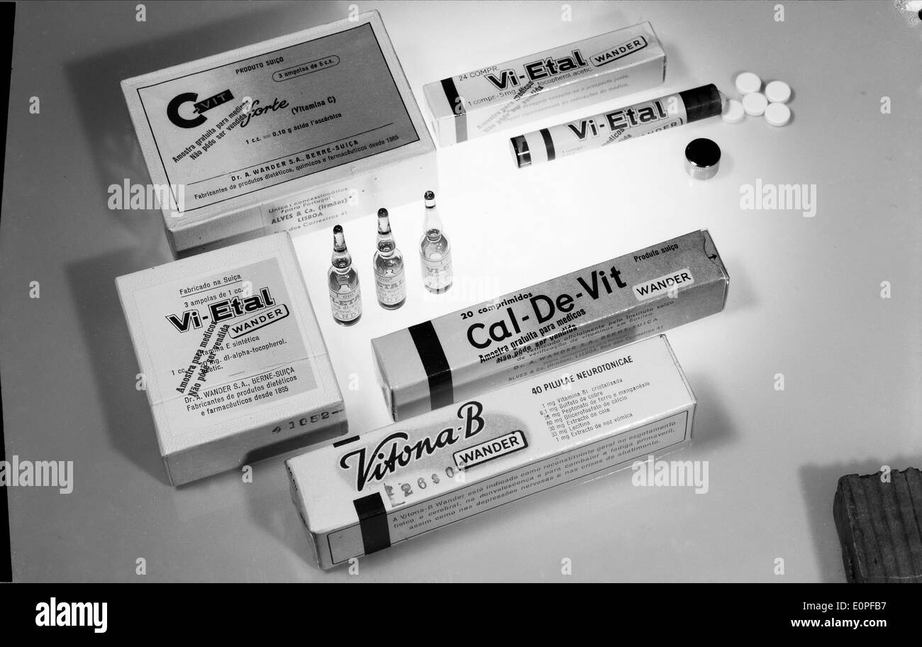 Alves e Companhia, un'azienda farmaceutica di Lisbona, ha contribuito in modo significativo al settore sanitario in Portogallo. Svolge un ruolo importante nella distribuzione di farmaci e prodotti sanitari. Foto Stock