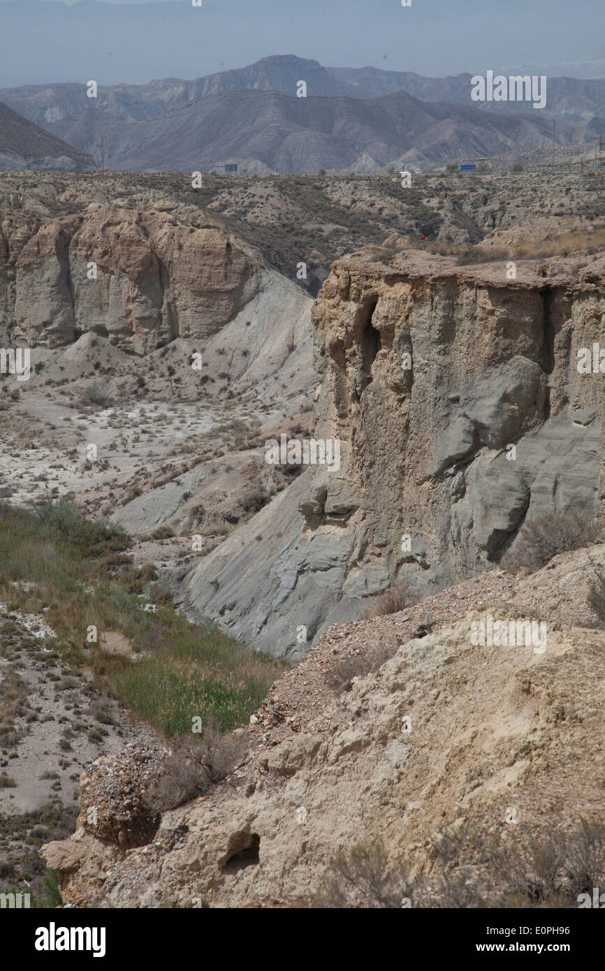 Deserto riserva naturale di Tabernas, Almeria Foto Stock