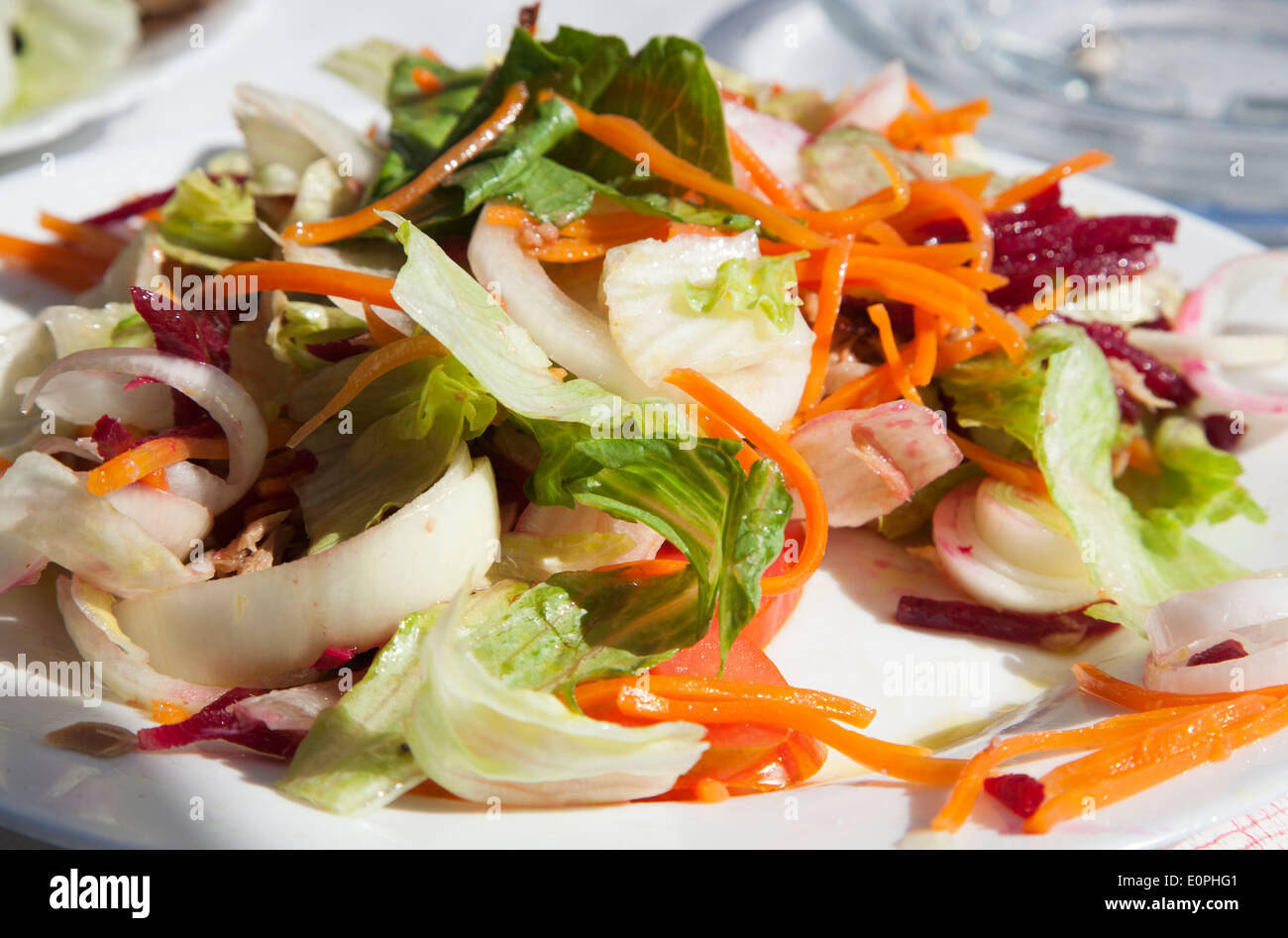 Insalata mediterranea Foto Stock