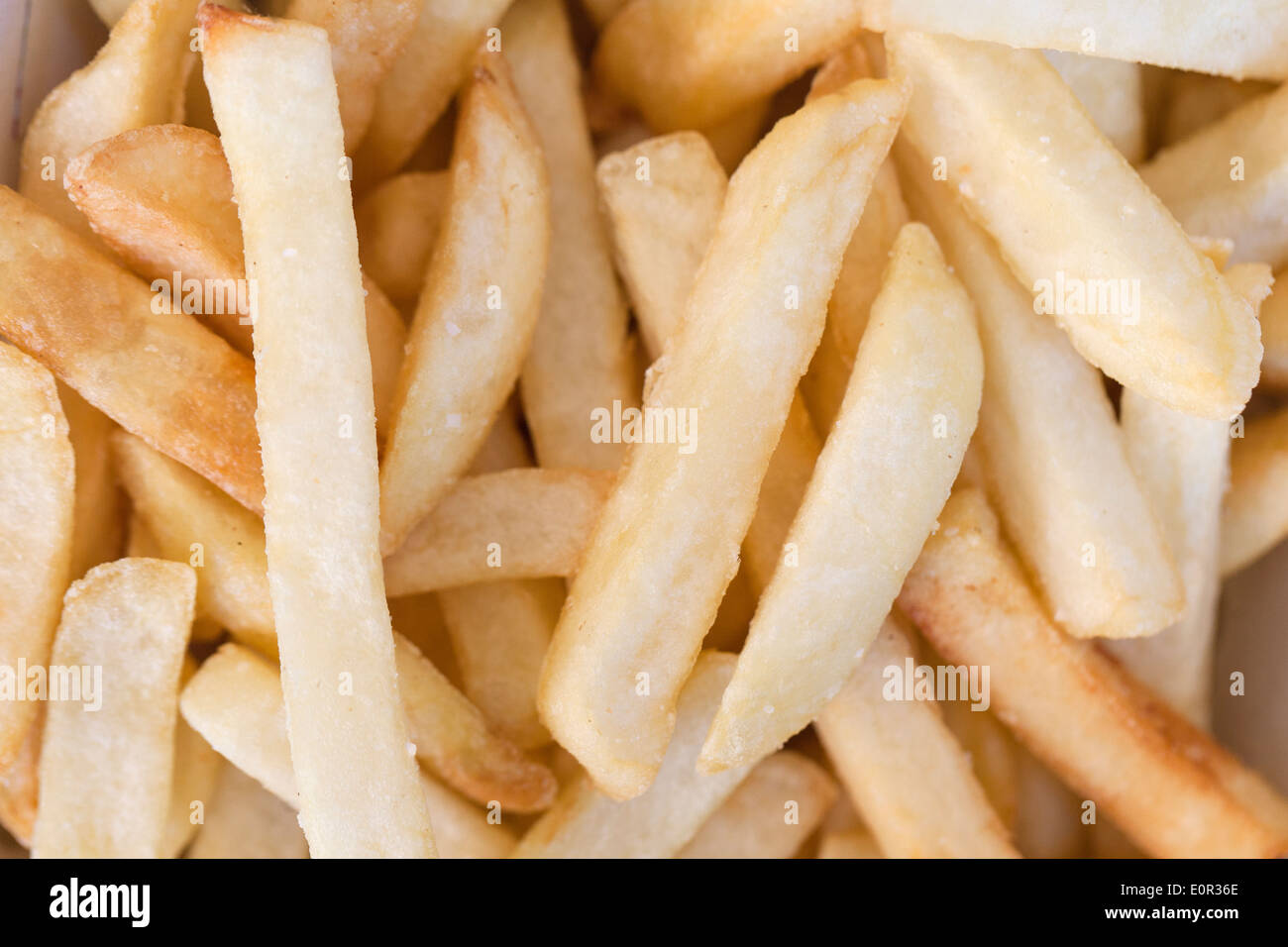 Patate fritte close up. Foto Stock