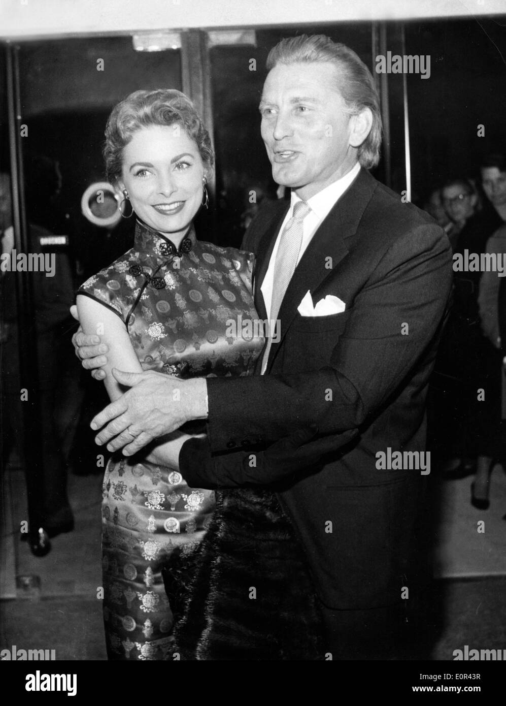 Gli attori Kirk Douglas e Janet Leigh co-star in film Foto Stock