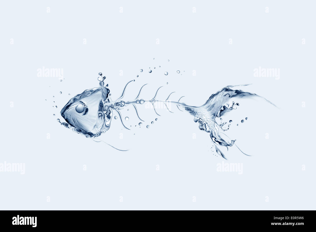 Fishbone dell'acqua Foto Stock