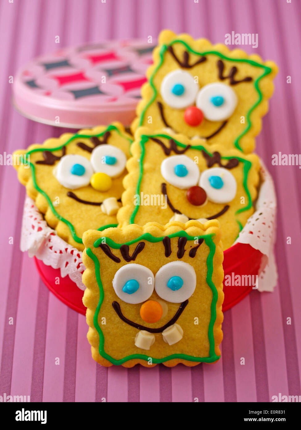 Bob spugna cookie. Ricetta disponibile. Foto Stock