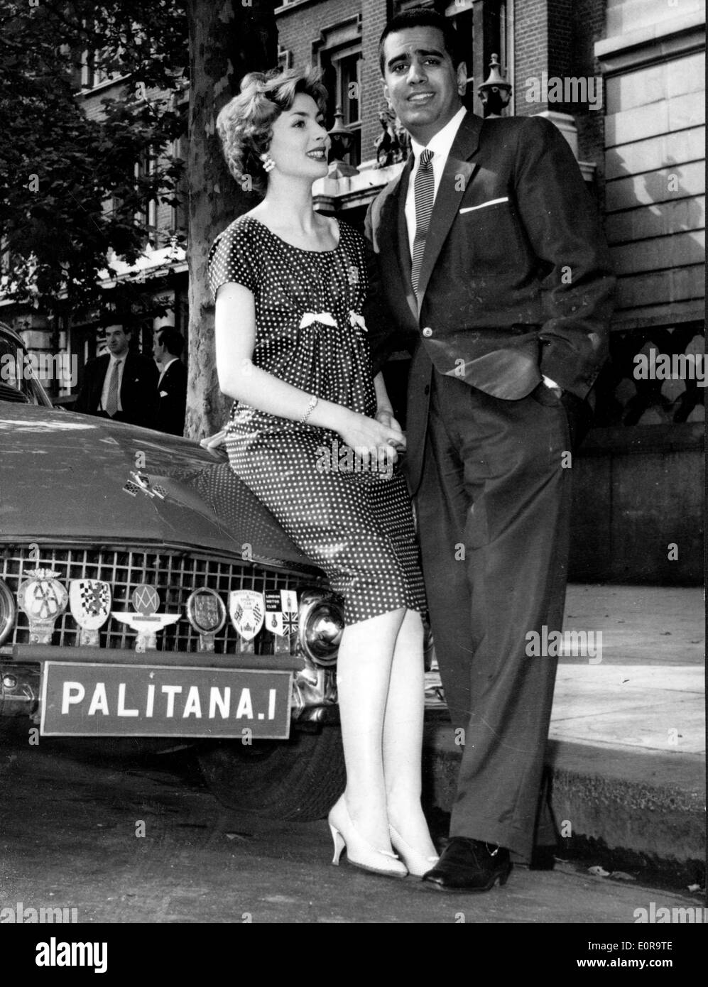 Jane Buckingham e il suo amante Principe Shiv Foto Stock