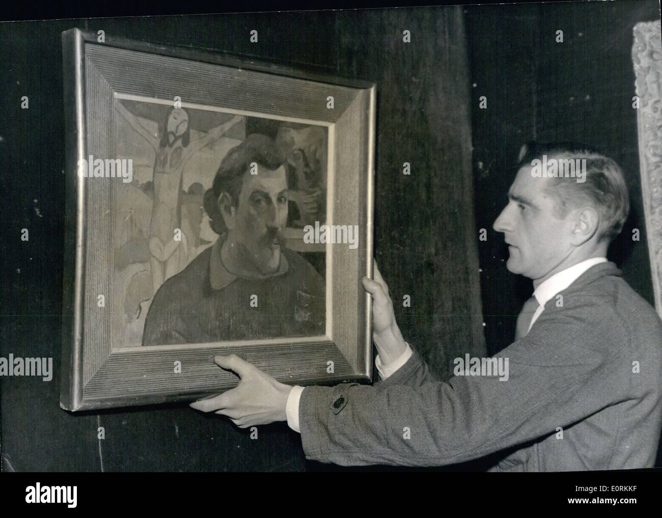 Gen 01, 1960 - 200 dipinti di Paul Gauguin esposte a Paros: una mostra di quasi 200 dipinti di Paul Gauguin è ora trattenuto a Charpentier, un leader Paris Galleria d'arte. Tutti questi dipinti provenienti da diversi musei e collezioni private. Mostra fotografica di Gauguin il ritratto di auto che può essere visto in fiera. Foto Stock