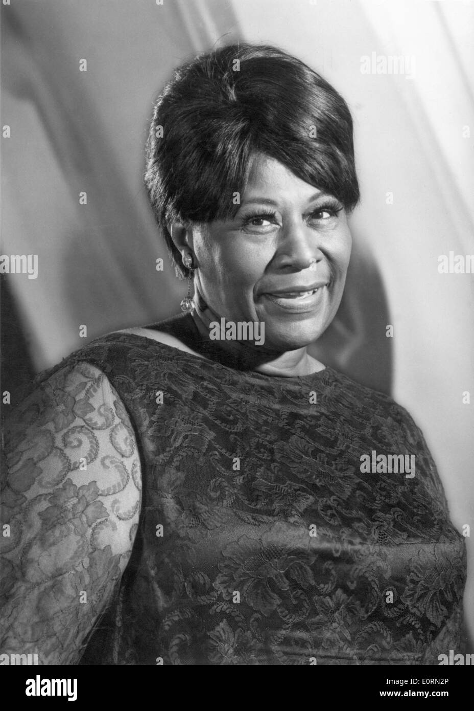 Ritratto del cantante Ella Fitzgerald Foto Stock