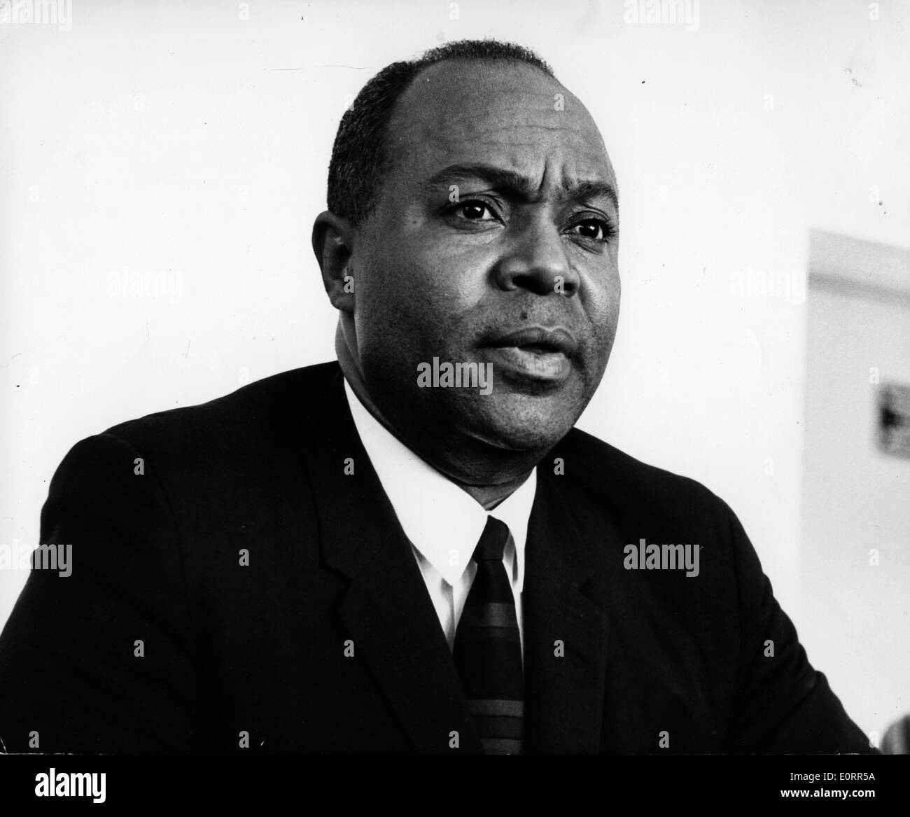 Leader dei diritti civili James L. agricoltore, Jr. in riunione Foto Stock