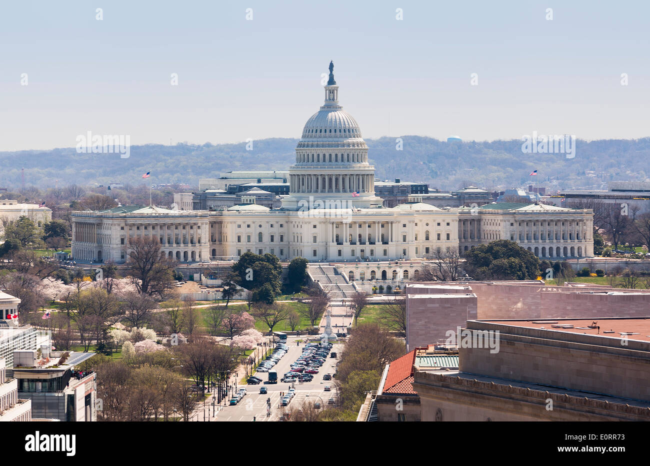 Capitol Building al Campidoglio di Washington D.C. Foto Stock