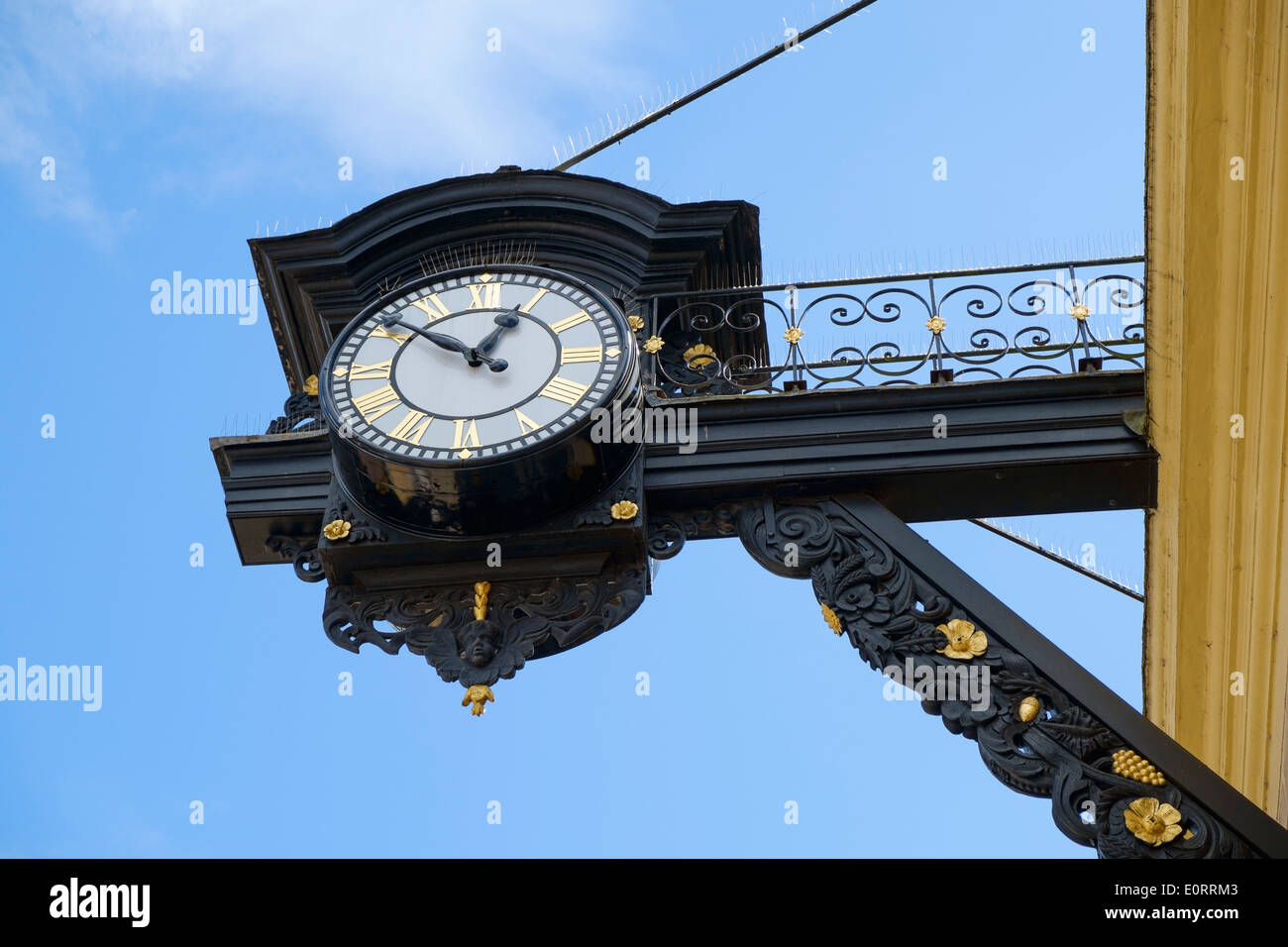 Città vecchia orologio in Winchester, Hampshire, Inghilterra, Regno Unito Foto Stock