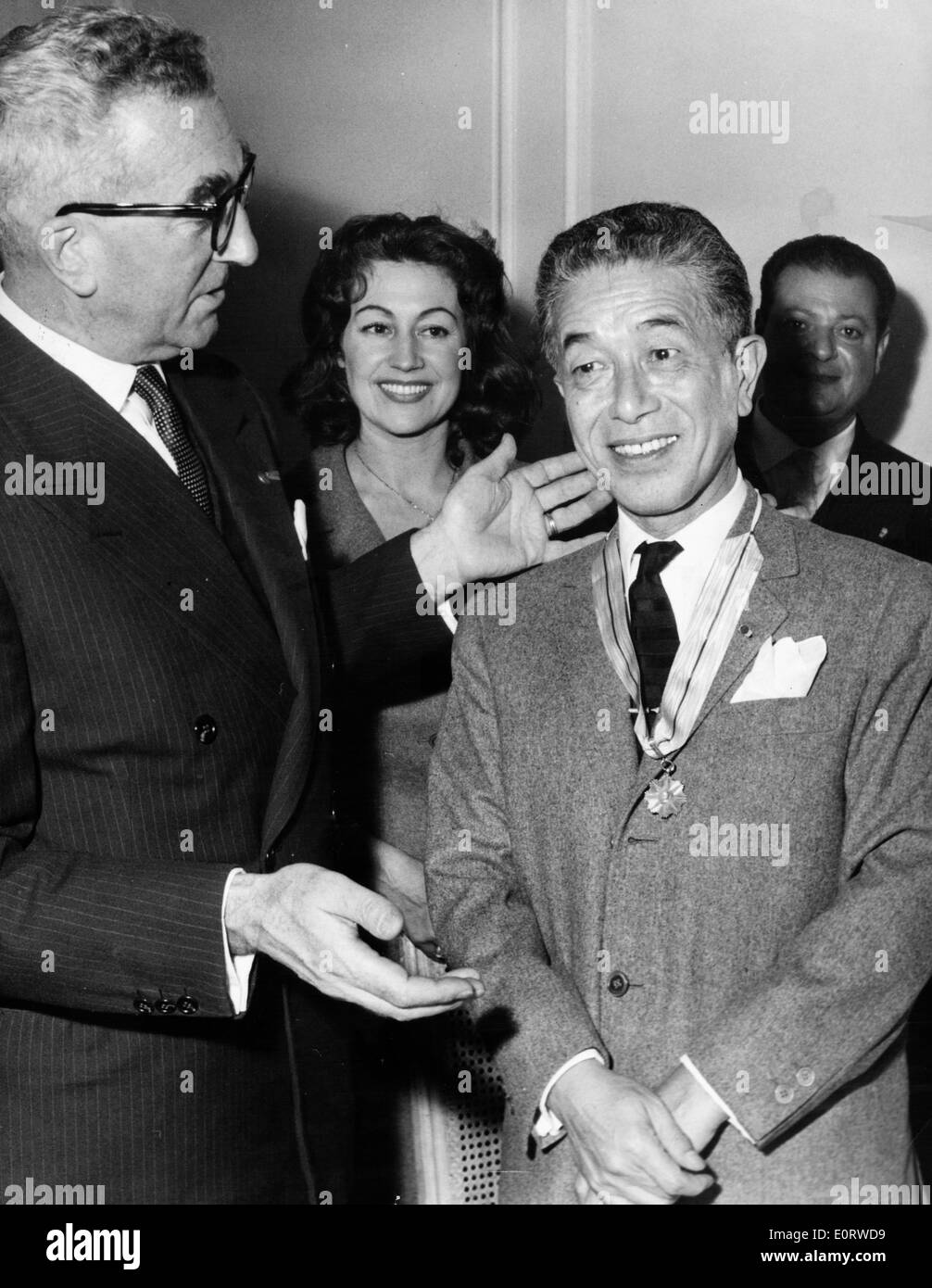 Ambasciatore Tetsuro Furukaki riceve il premio Foto Stock