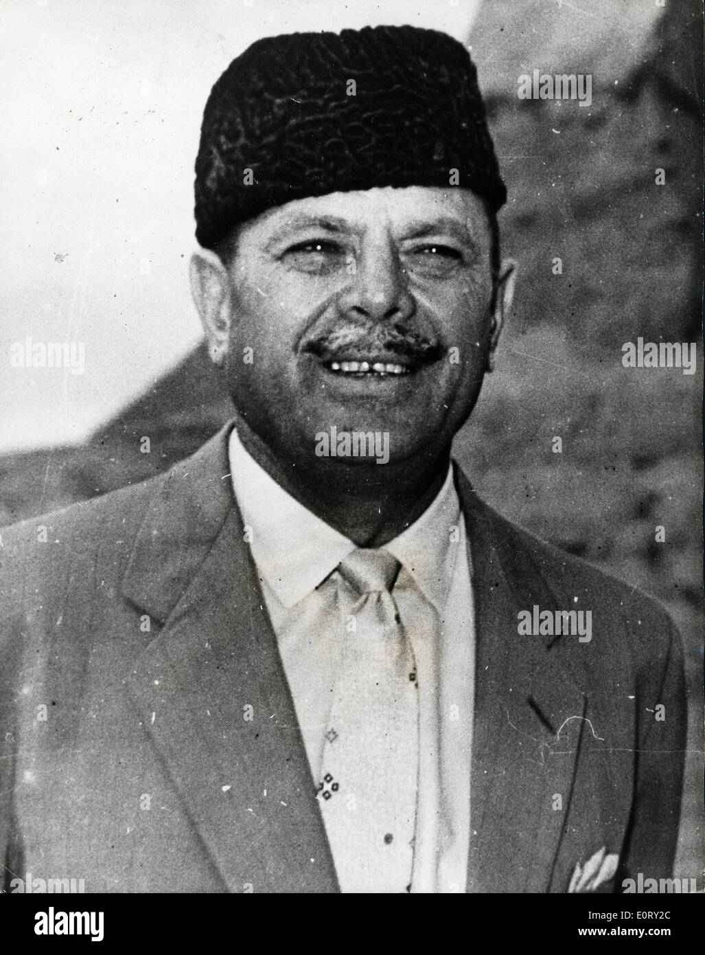 Il presidente del Pakistan AYUB KHAN sorrisi. Foto Stock