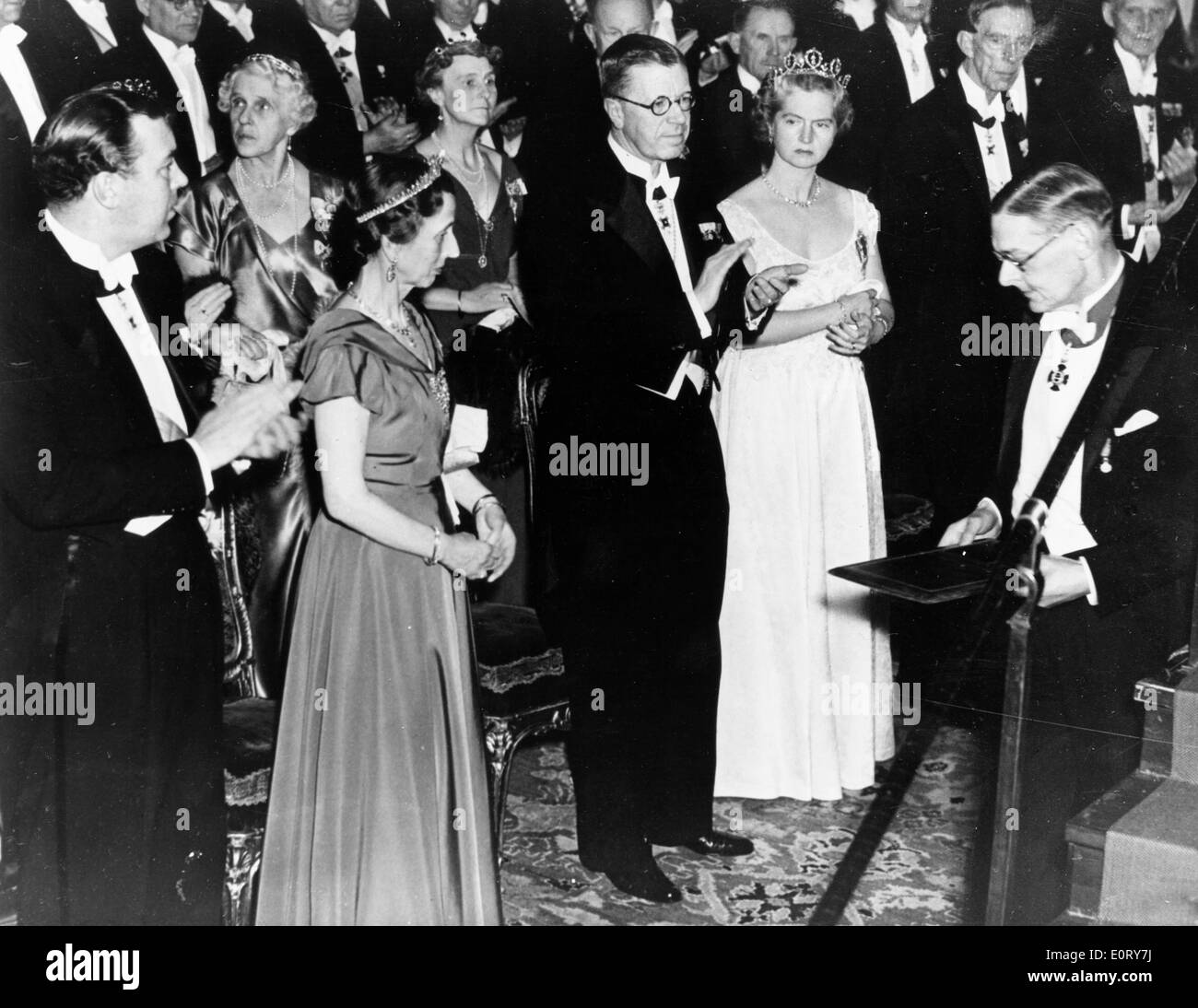 Poeta T. S. Eliot premiato al Black Tie event Foto Stock