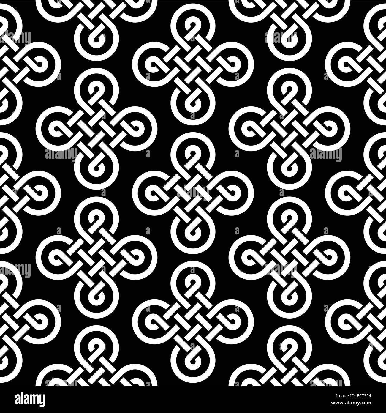 Celtic irish nodi seamless pattern, sfondo vettoriale Illustrazione Vettoriale