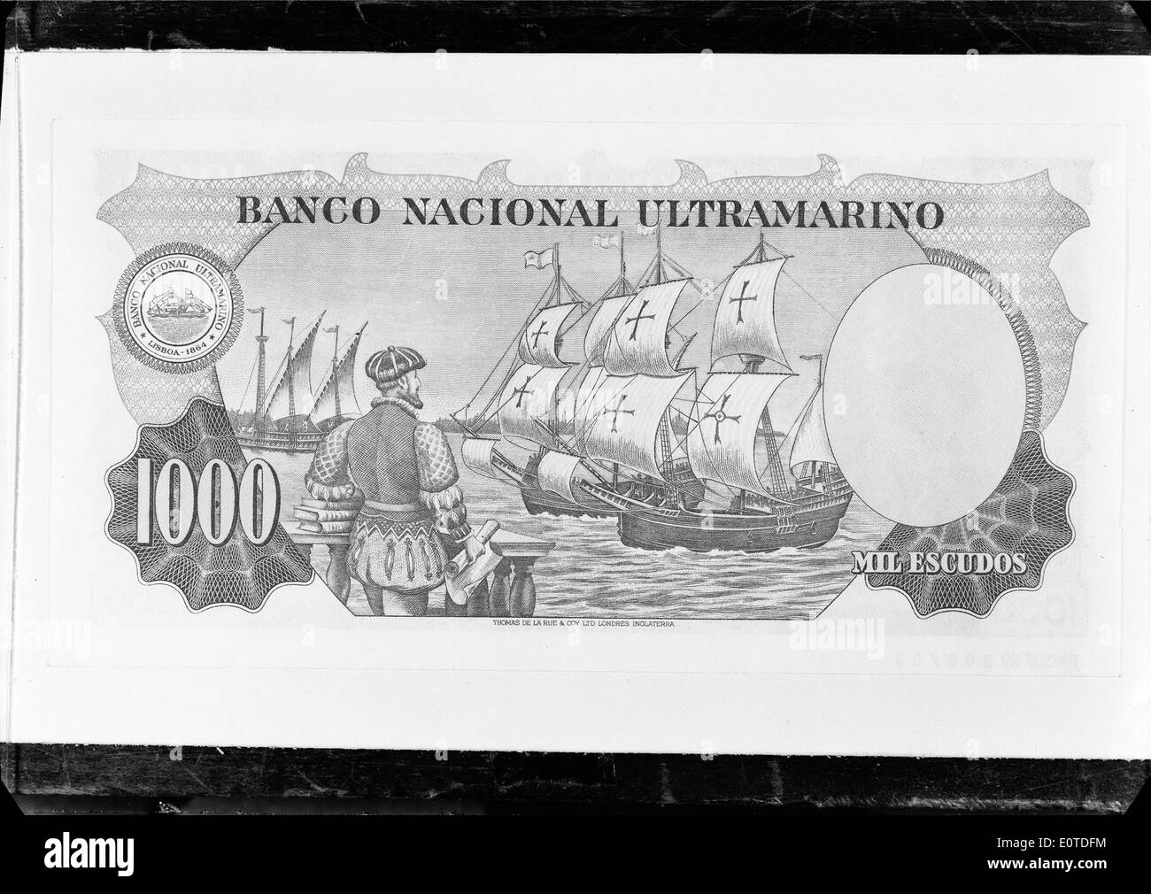 Il Banco Nacional Ultramarino in Portogallo è una storica istituzione finanziaria nota per i suoi contributi all'economia del paese e per il suo ruolo storico nel settore bancario. Foto Stock