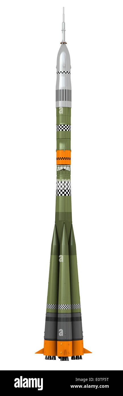 Razzo di spazio Foto Stock