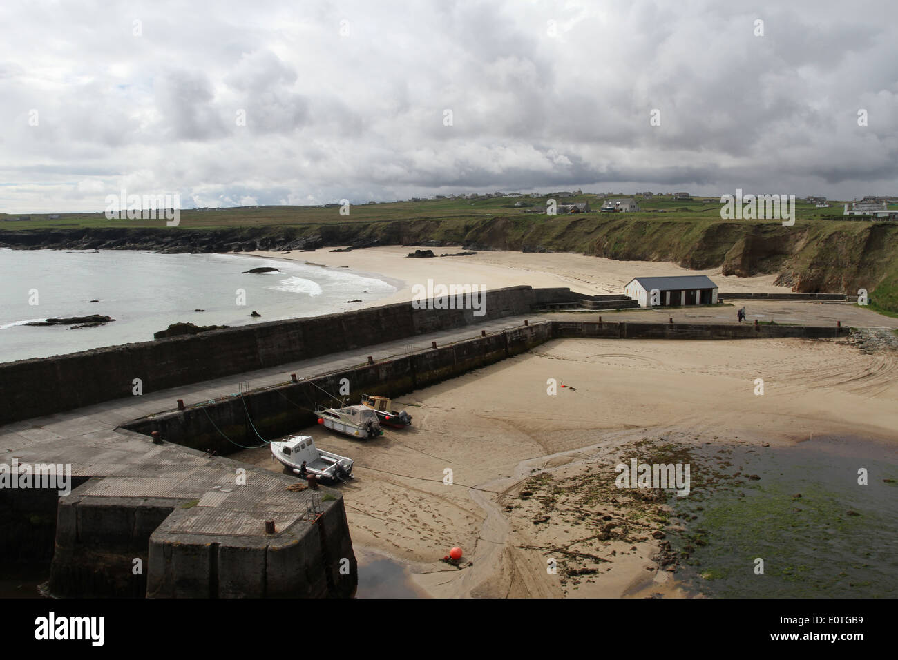 Porto di ness porto isola di Lewis in Scozia maggio 2014 Foto Stock
