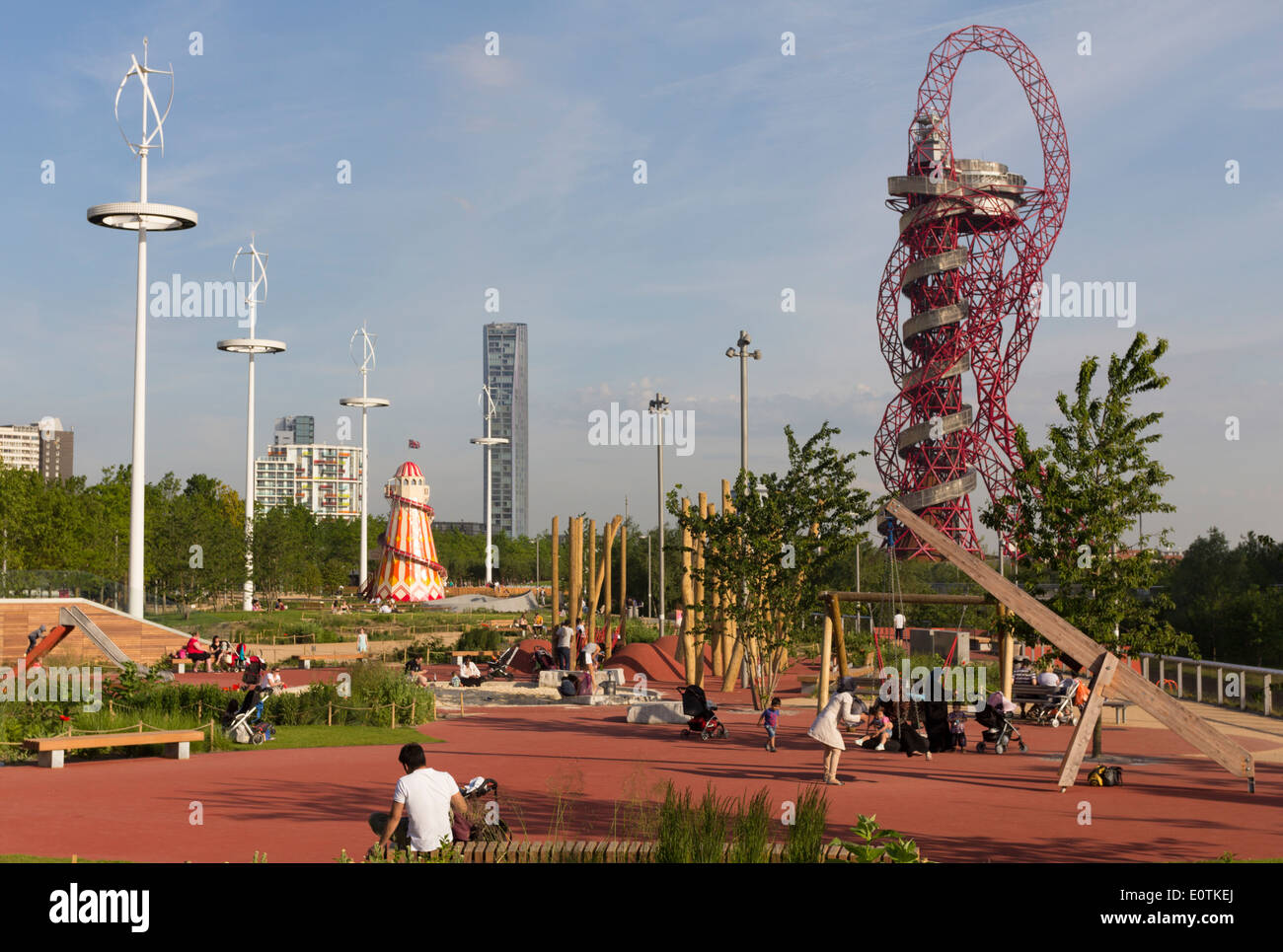 La Queen Elizabeth Olympic Park - Stratford - Londra Foto Stock