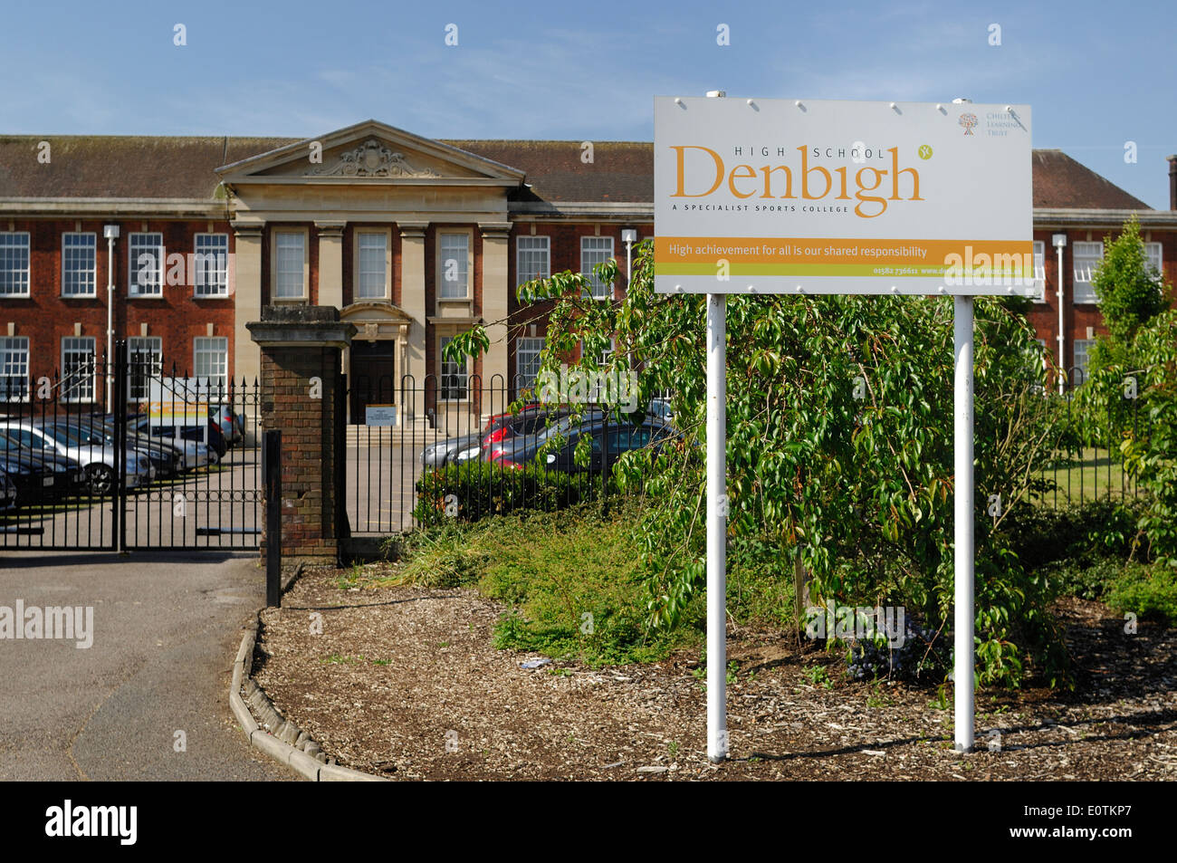 Denbigh Sports College in Luton Foto Stock
