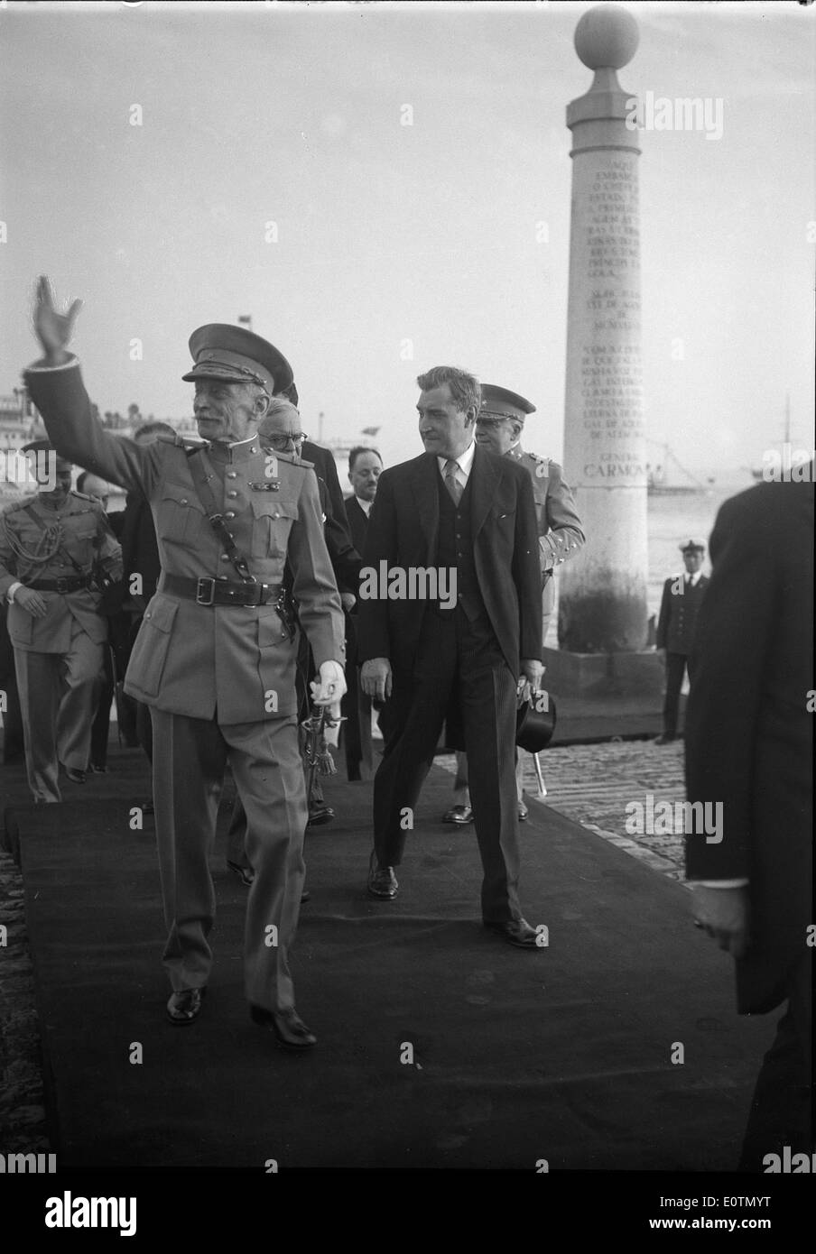 Óscar Carmona fu una figura di spicco nella storia portoghese, servendo come presidente e capo militare. La sua influenza nella Repubblica portoghese durante l'inizio del XX secolo fu significativa, in particolare durante il suo periodo come generale. Foto Stock