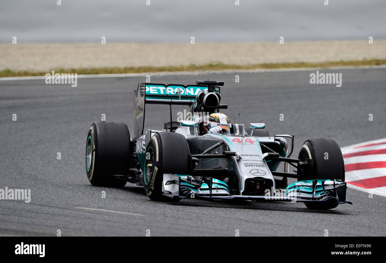 Formula One Grand Prix di Spagna 2014 ---- Lewis Hamilton (GBR), Mercedes-Benz F1 W05 Foto Stock