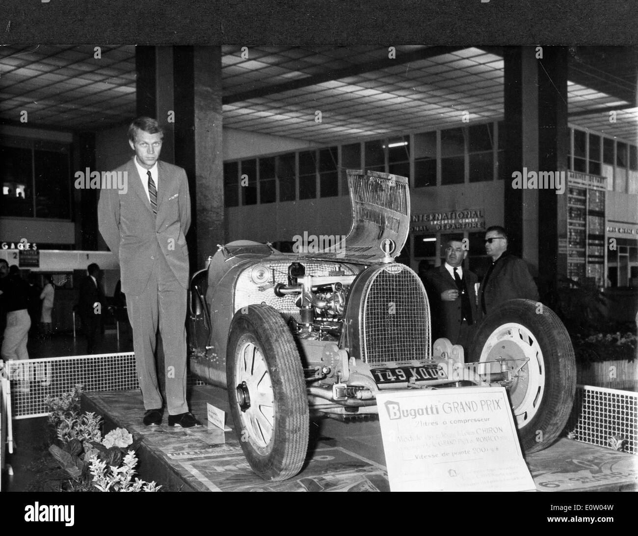 Steve McQueen ad un auto show di Londra Foto Stock