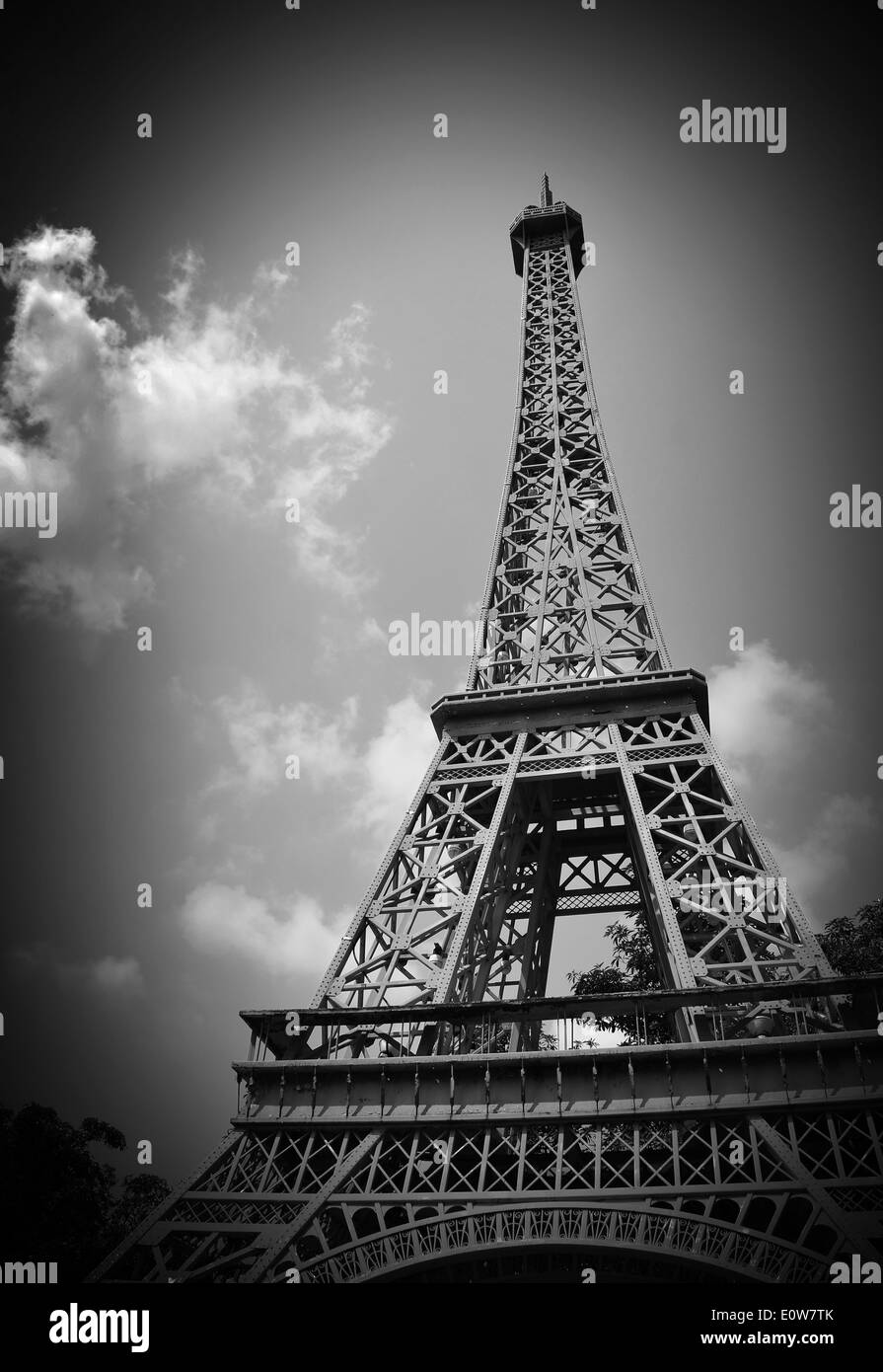Torre Eiffel replica in Pattaya,Thailandia Foto Stock