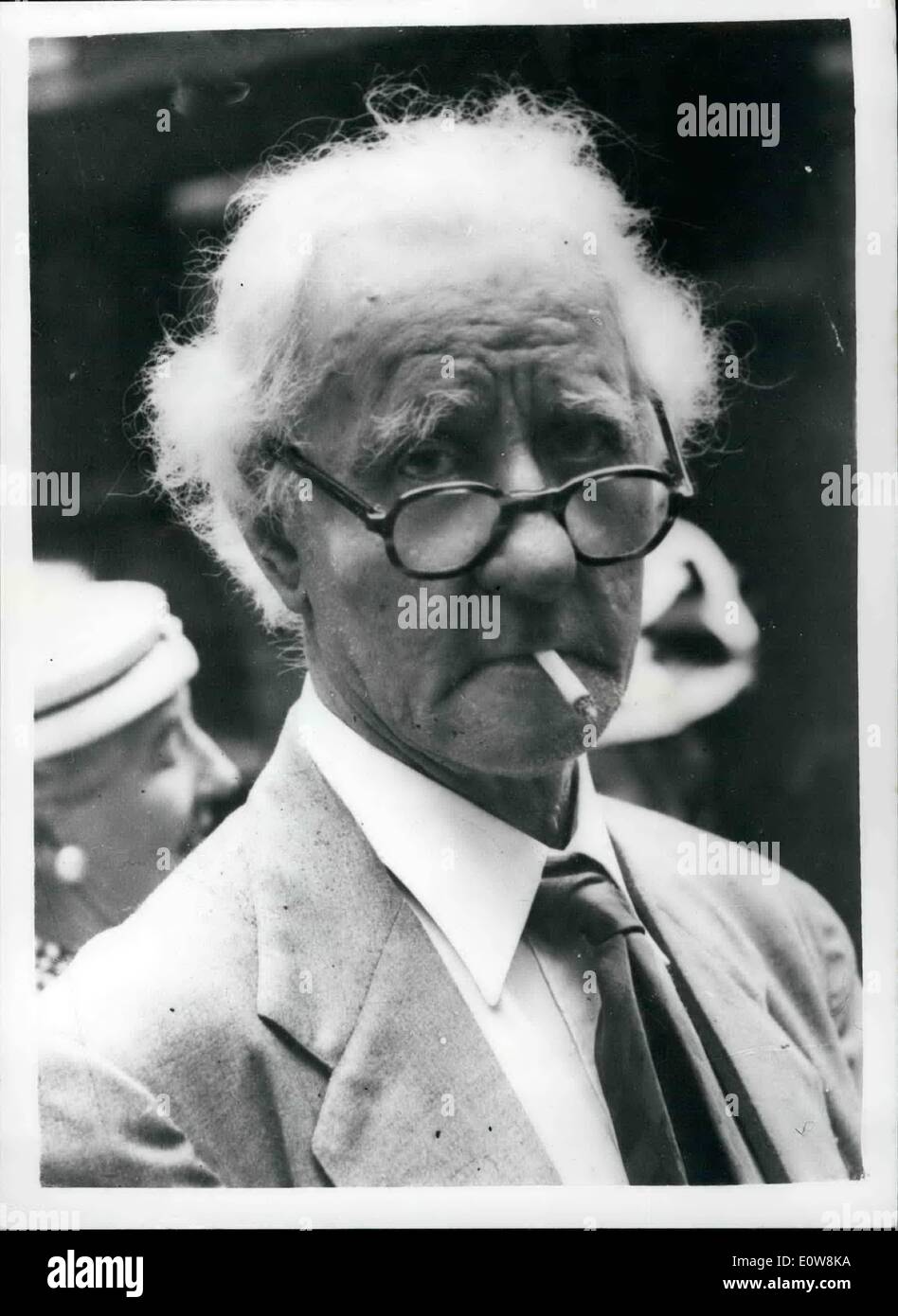 Gen. 16, 1962 - 16-1-62 Mondo famoso giornalista. Hanned Swaffer muore. Il mondo famoso giornalista, il sig. Hanned Swaffer è morto questa mattina in University College Hospital di Londra all'età di 82. Keystone Foto Mostra: il sig. Hannen Swaffer che è morto all età di 82 anni Foto Stock