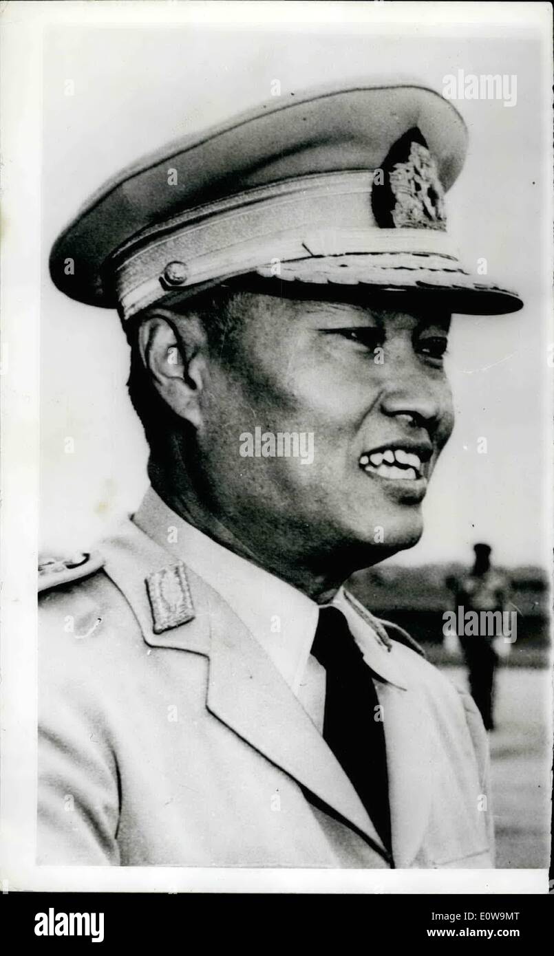 Mar 02, 1962 - 2-3-62 Colpo di Stato militare in Birmania sconvolge il governo. Guidati dal generale Newin, l'esercito birmano ha organizzato un colpo di stato incruento durante la notte e rovesciò il governo del Premier U Nu. È stato riportato che il Premier è stato arrestato insieme ad altri ministri, quando funzionari dell'Intelligence circondato la sua casa la mattina presto. La foto mostra: Generale ne Win. Foto Stock