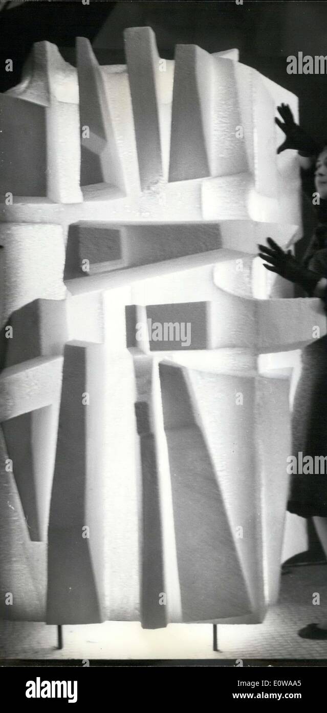 Mar 07, 1962 - illuminato la scultura del museo di Arti Decorative Marsan Pavillion Foto Stock